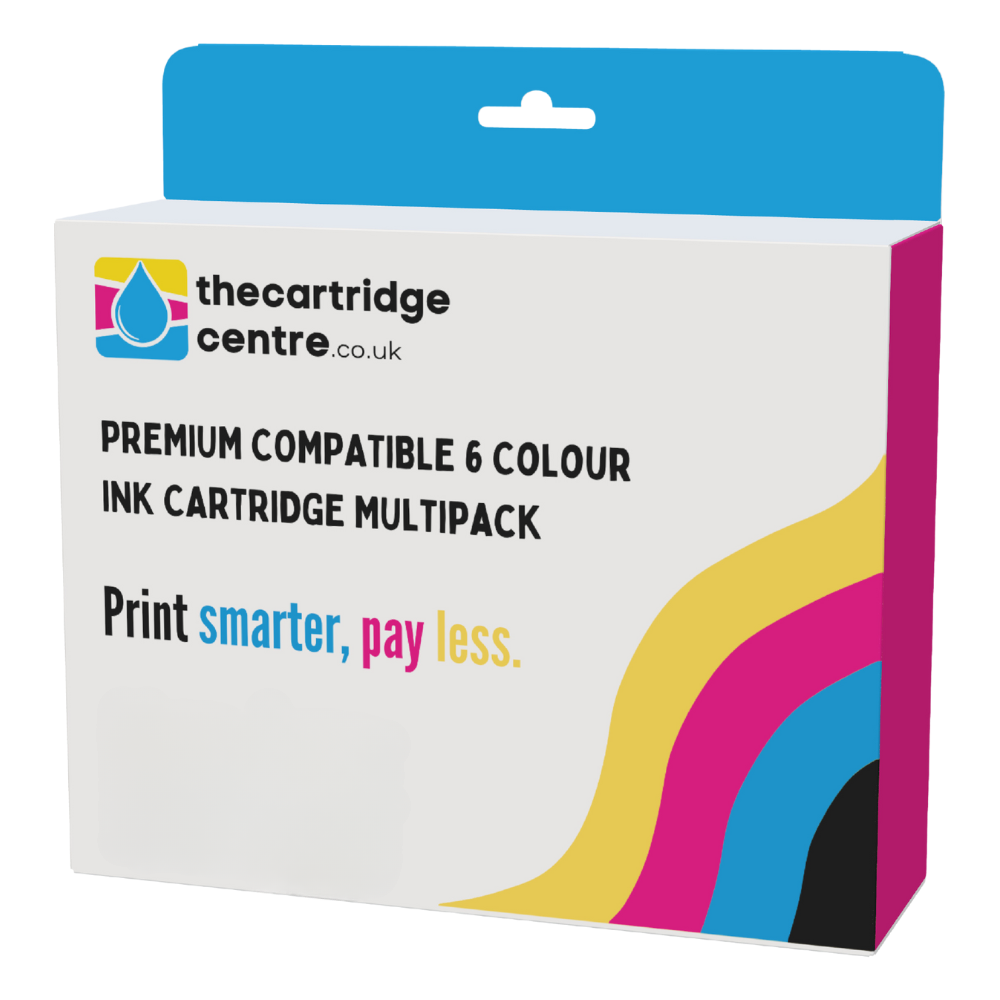 Premium Compatible Canon Pixma TS9150 Extra High Capacity 6 Colour Ink Cartridge Multipack (PGI580BKXXL/CLI581BK/C/M/Y/PBXXL)