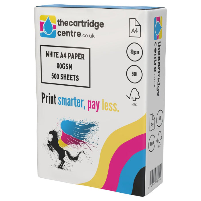 500 Sheets Of A4 Plain Paper 80gsm (A4PAPER) - The Cartridge Centre