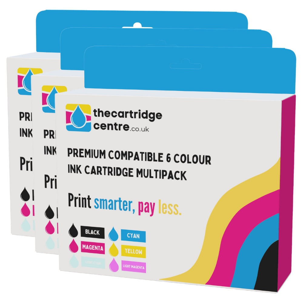Premium Compatible Epson Expression Photo XP-960 3 Sets Of 6 High Capacity Ink Cartridges *18 Inks* (Epson 24XL 6 Col Multi) - The Cartridge Centre