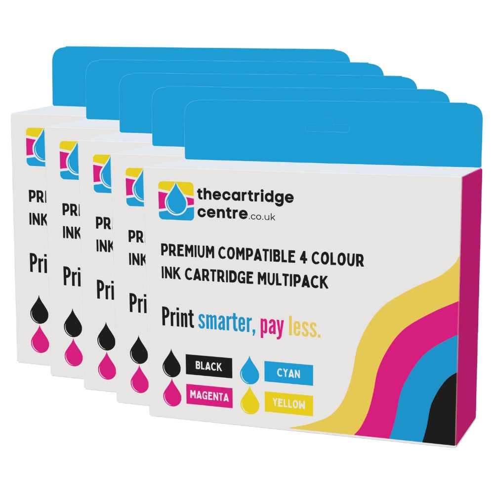 Premium Compatible Epson Stylus SX130 5 Sets Of 4 Ink Cartridges *20 Inks* (T1285) - The Cartridge Centre