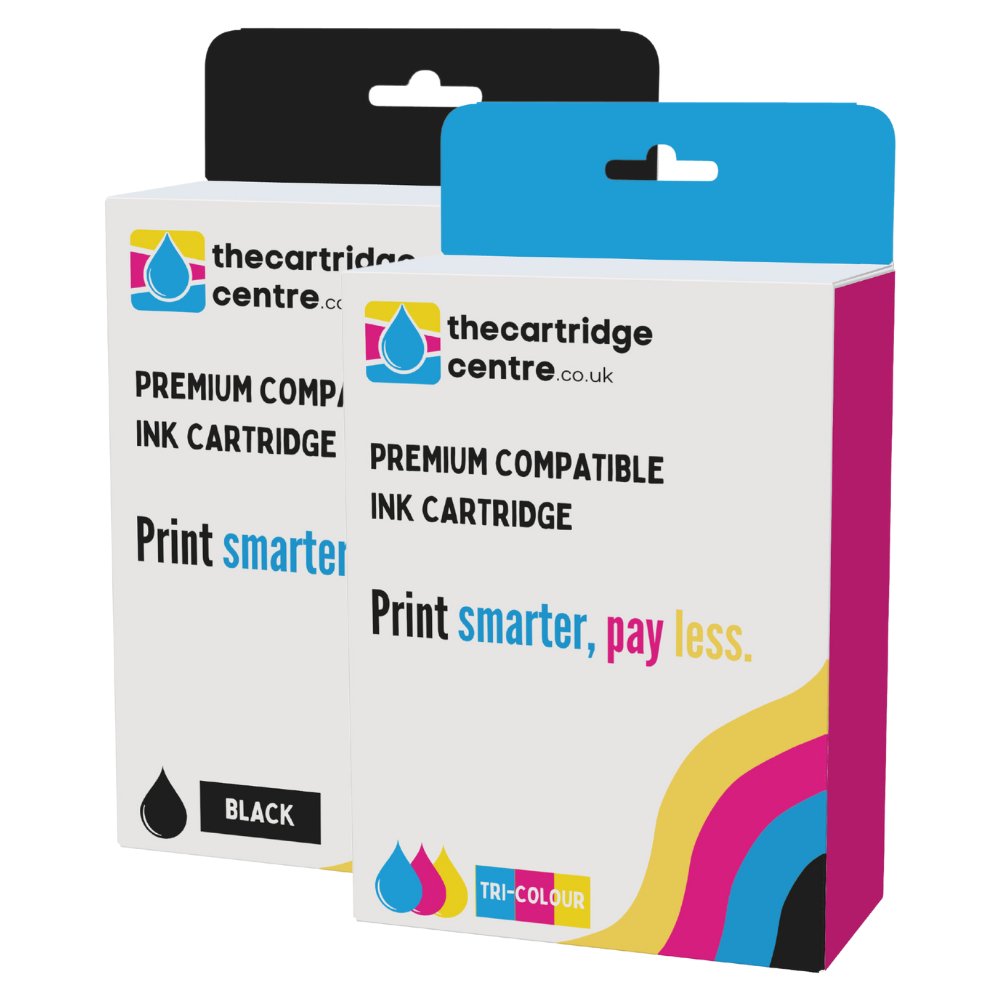 Premium Compatible HP Deskjet 2632 High Capacity 2 Ink Cartridge Multipack (N9K08AE & N9K07AE) - The Cartridge Centre