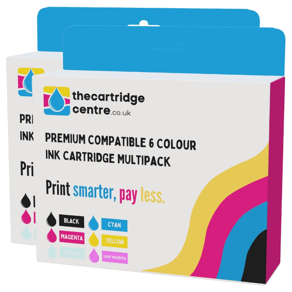 Premium Compatible Epson 24XL 2 Sets Of 6 High Capacity Ink Cartridges *12 Inks* (Epson 24XL 6 Col Multi) - The Cartridge Centre