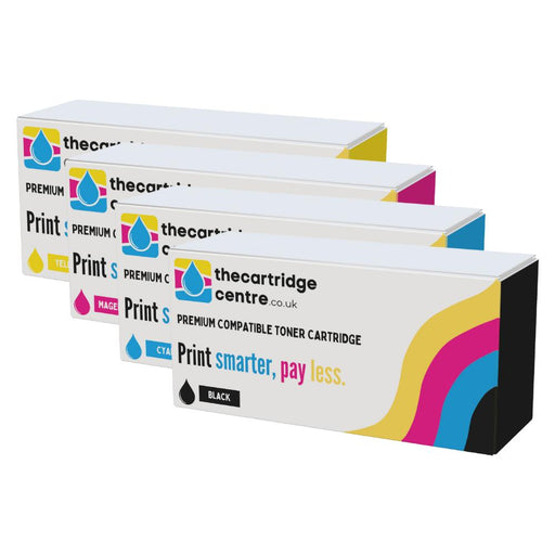 Premium Compatible Dell 593-BBJ 4 Colour Toner Cartridge Multipack (Dell 593-BBJX / 593-BBJW / 593-BBJV / 593-BBJU) - The Cartridge Centre